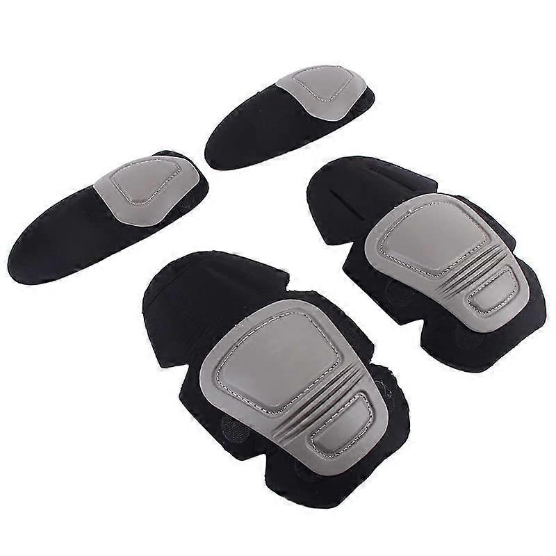 Tactical Airsoft Knee Pads and Elbow Pads for BDU Camouflage Clothing, Paintball, Hunting, Outdoor Sports Protective Gear