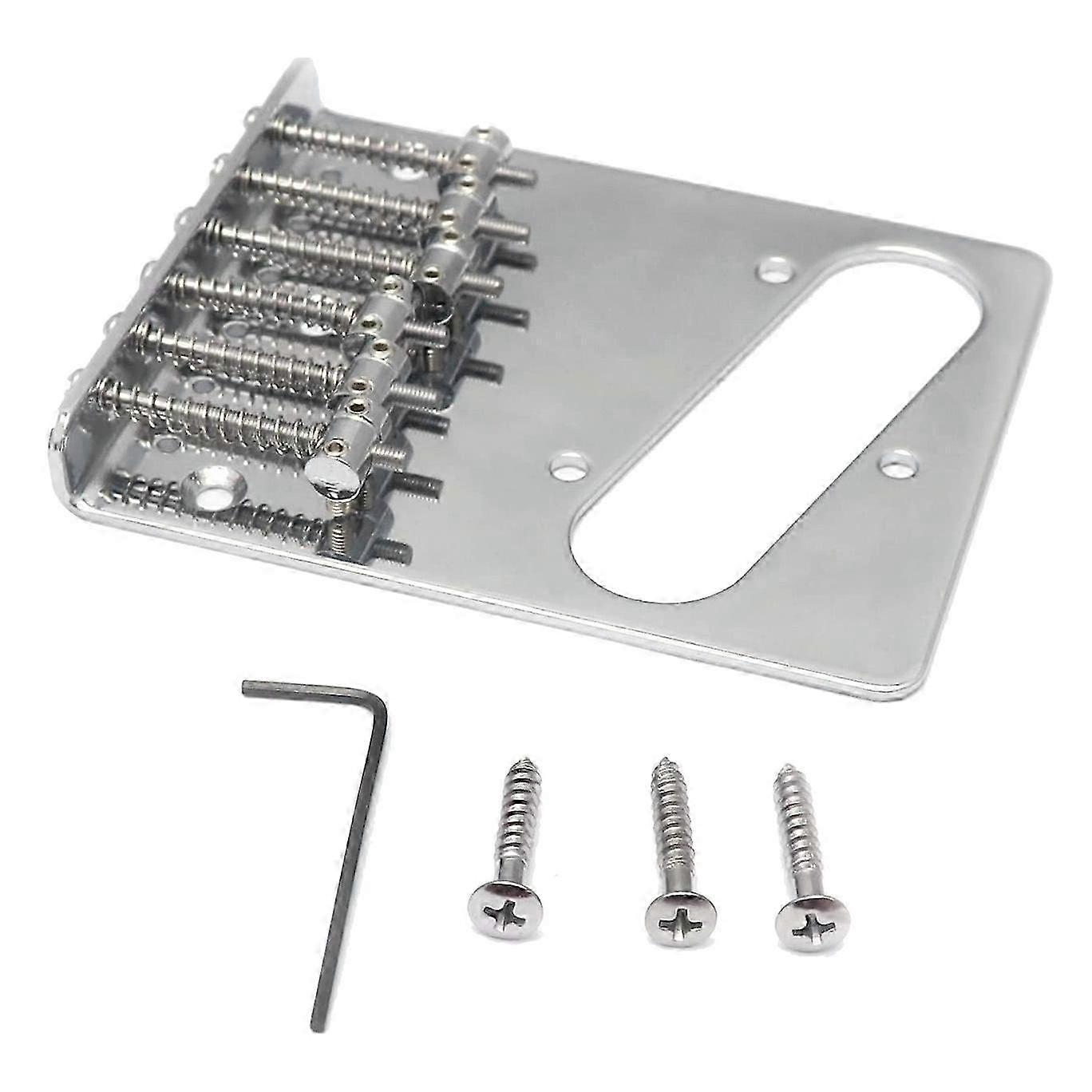 6 Strings Saddle Bridge for Tele Style Guitar