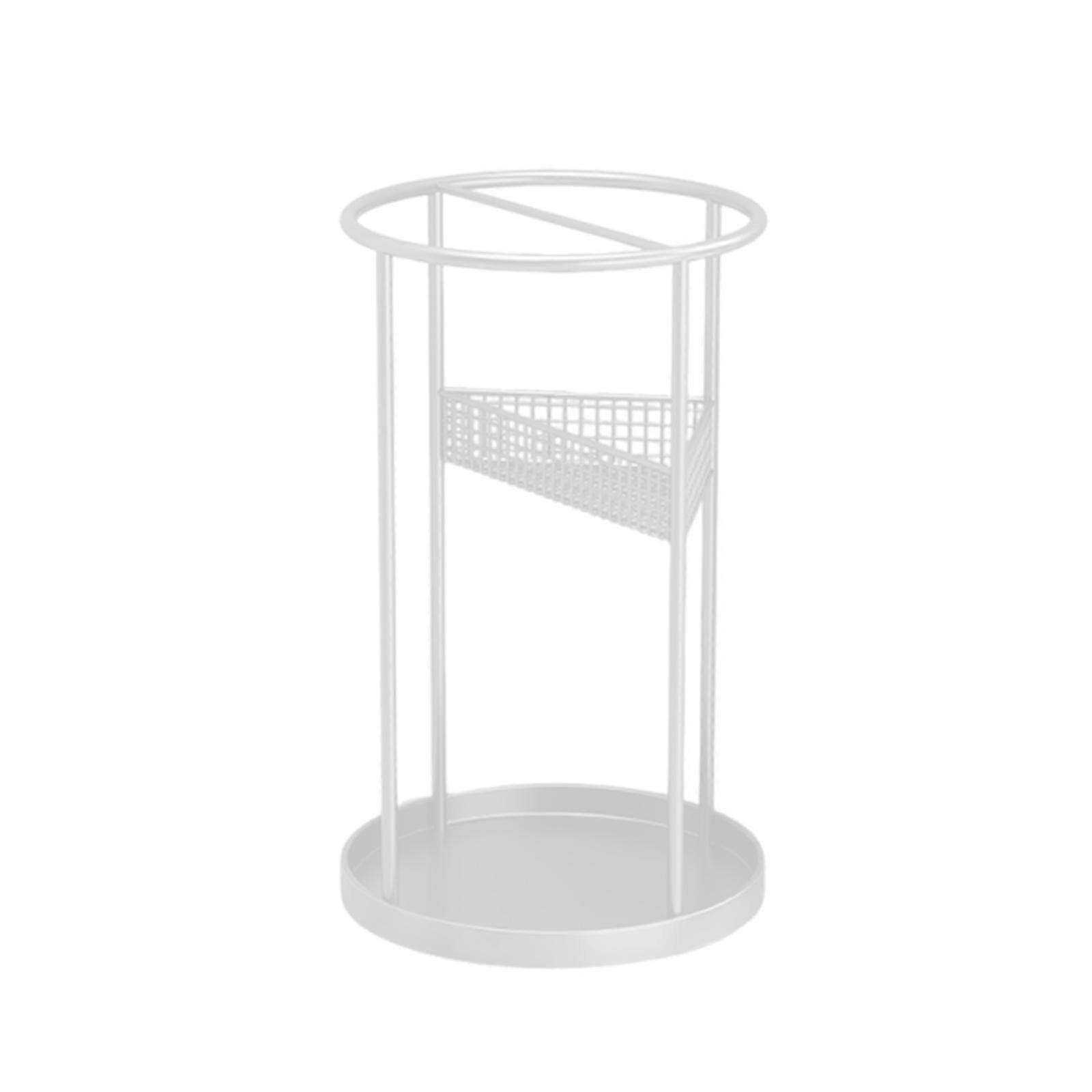Umbrella Storage Bucket Organizer Stand Space Saving with Drip Tray Stylish Rack