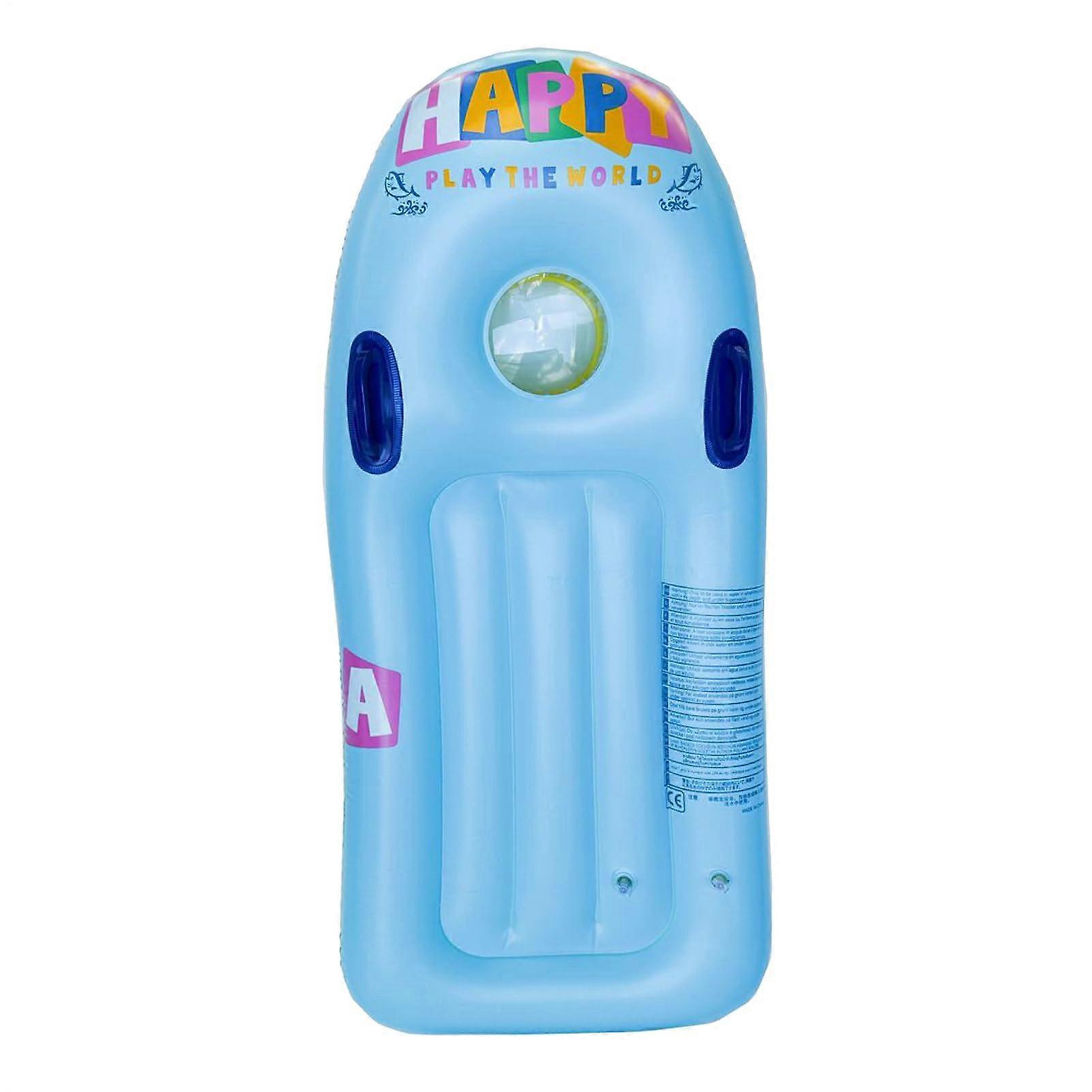 Swimming Pool Flotation Aids Flotation Devices for Kids, PVC Mat Lounger Water Toys for Children, Lake Party River Outdoor Blue