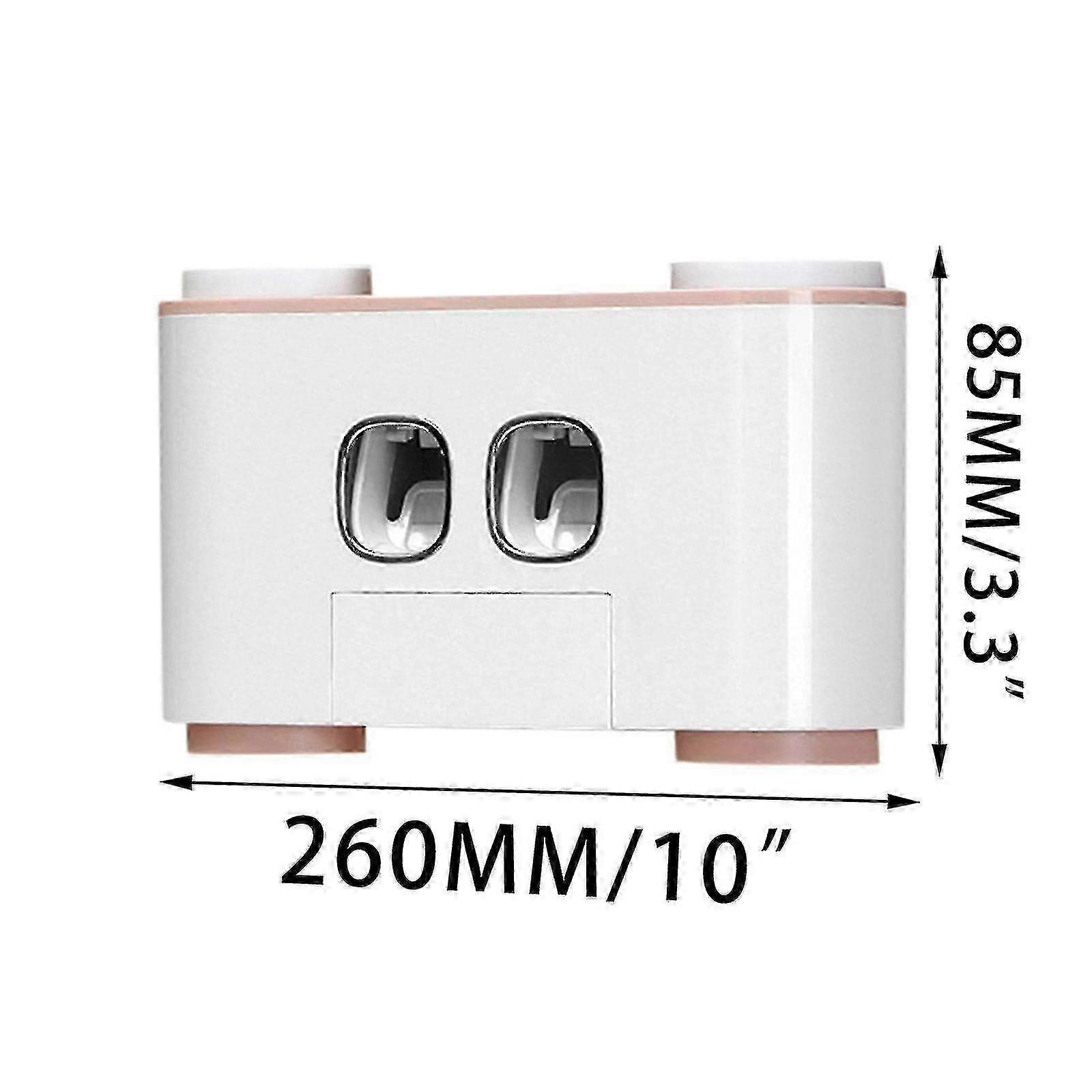 Automatic Auto Squeezer Toothpaste Dispenser Cup Set Wall Hanging Box