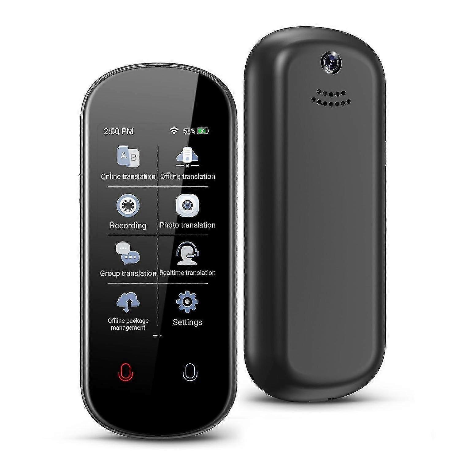 Voice translation device, photo translation/WiFi/hotspot/offline, instant translation, suitable for