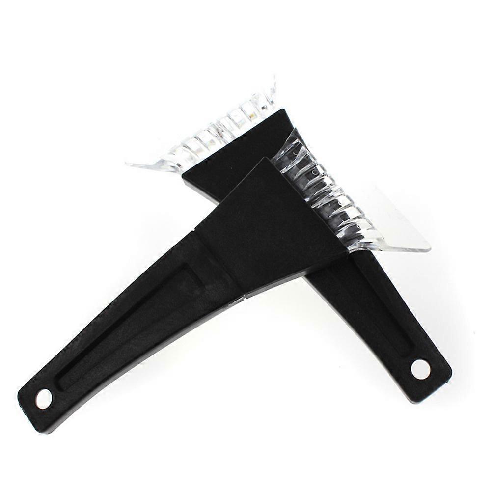 Car Snow with Comfortable Handle for Removal 3pcs Black ABS