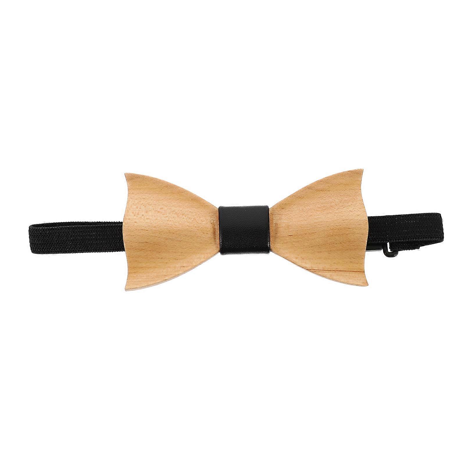 Kids Bow Tie for Formal Events Made of Synthetic Material Black Color Elegant and Lovely