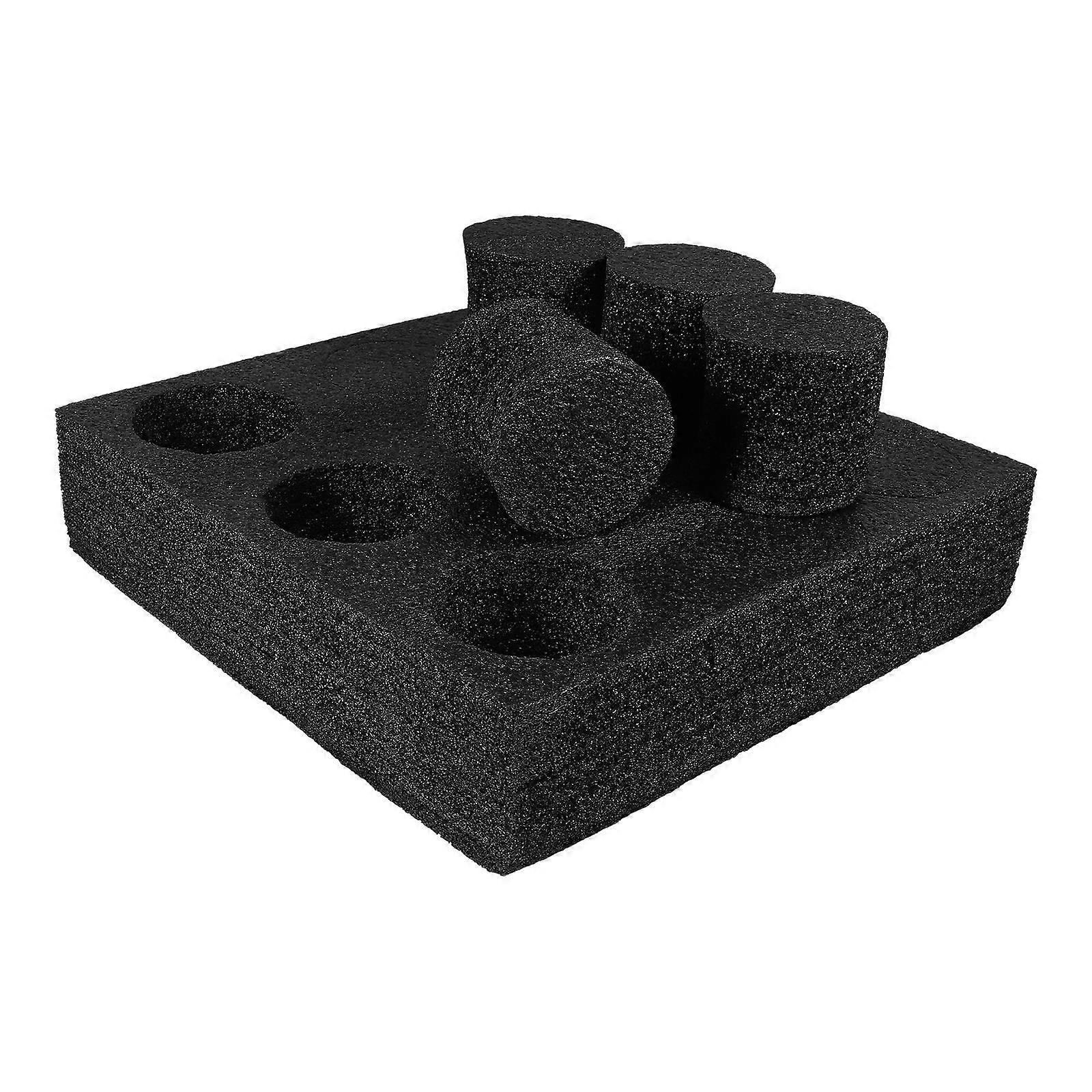 Cup Holder with 9 Holes for Cold Drinks Portable Lightweight Pearl Cotton Trays