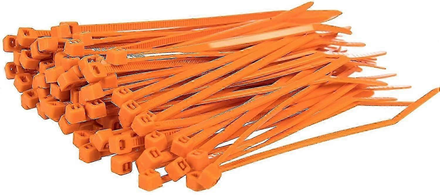 Fascette lunghe in argento resistenti, 370 mm x 4,8 mm, confezione da 100, cerniera in nylon premium