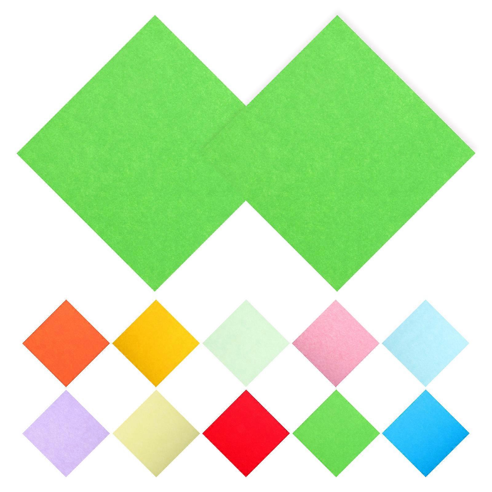 100 Sheets Double Sided Colored Origami Paper for DIY Crafts Square Construction Handcraft Supply Arts and Projects