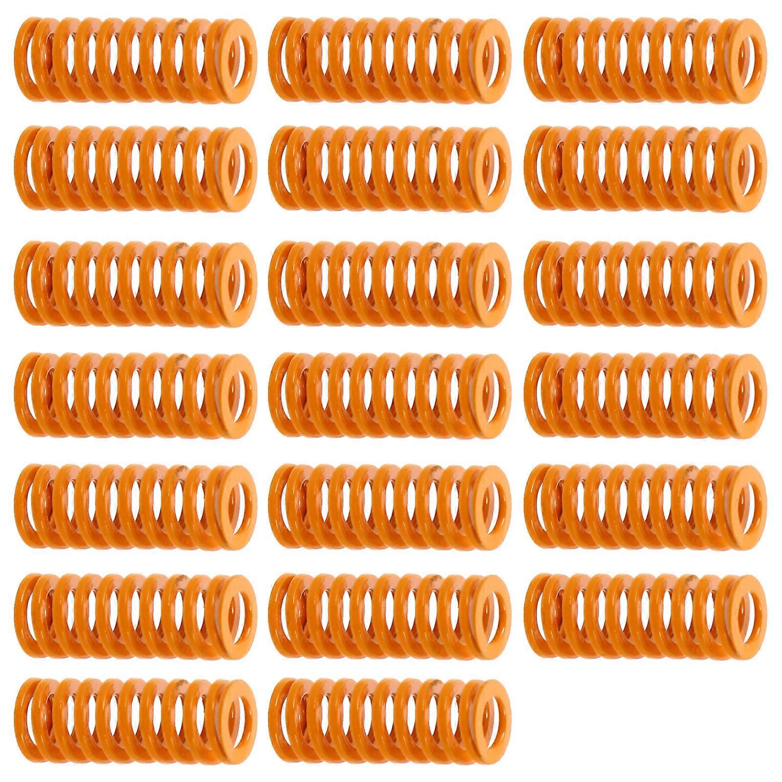 Durable Orange Steel Springs for Printer with High Stability and Reusability 20 Pcs