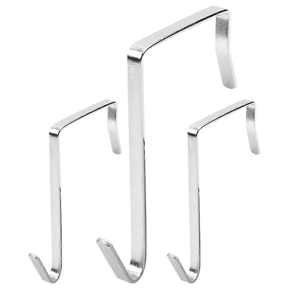 Reliable Multi-Purpose Hooks Flat Shaped Hooks for Bathroom Garage Office Space Saving Organizing 7.5x5cm 30Pcs