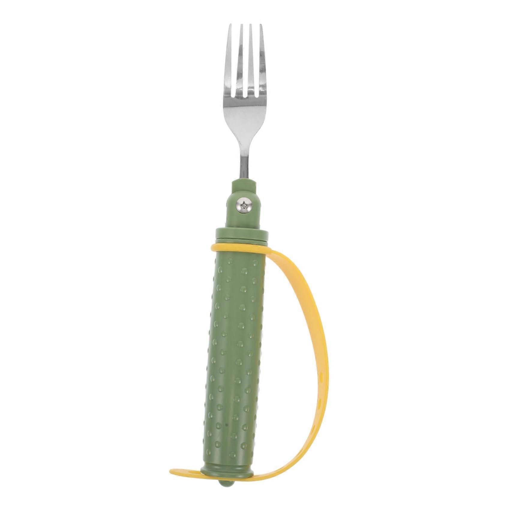 Adjustable Ergonomic Grip Non-Slip Eating Utensils for Seniors and Disabled Individuals, Daily Use, Easy to Hold
