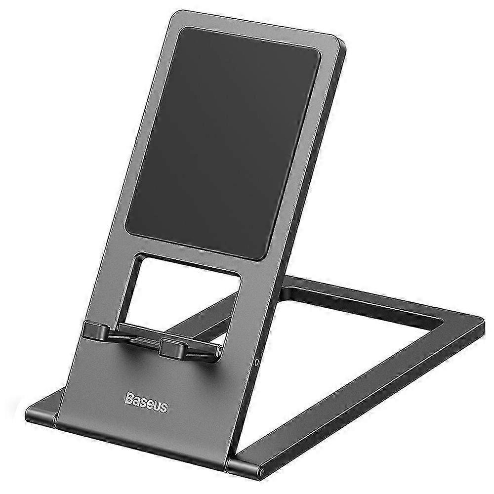 BASEUS Foldable Metal Desktop Phone Tablet Holder Stand Card Shape Adjustable Cellphone Bracket