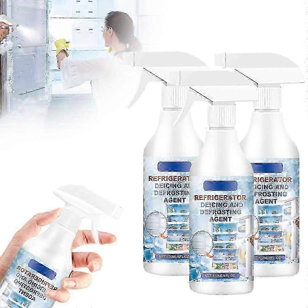 120ml Defrosting Spray for Fridge and Freezer - Quick Frost Remover for Refrigerators, Easy Ice Melting Solution