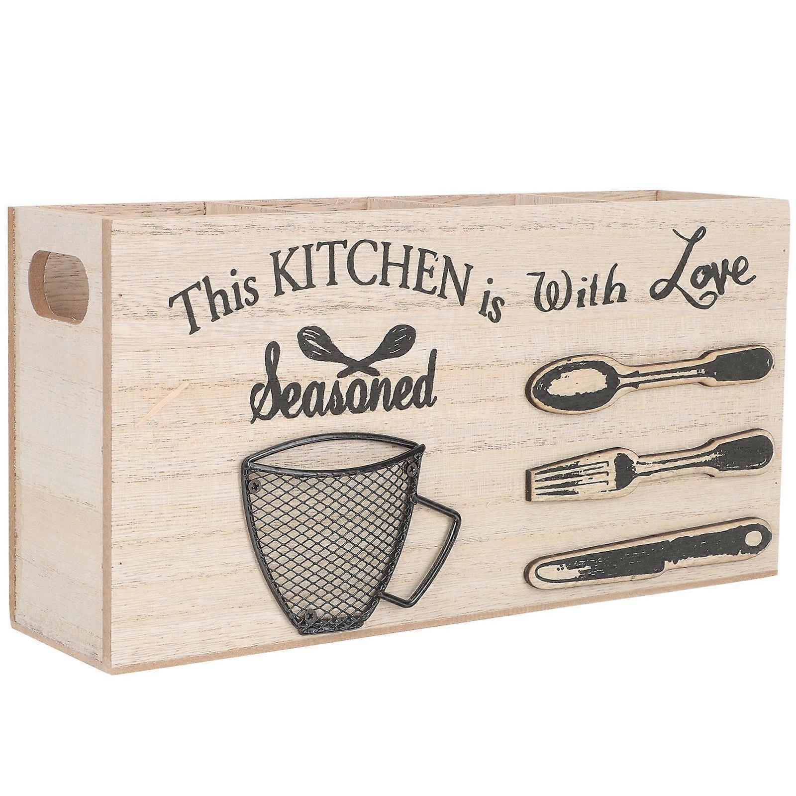The **Multi Grid Utensil Holder** is a **stylish and functional cutlery organizer** designed to bring order and elegance to your kitchen countertop