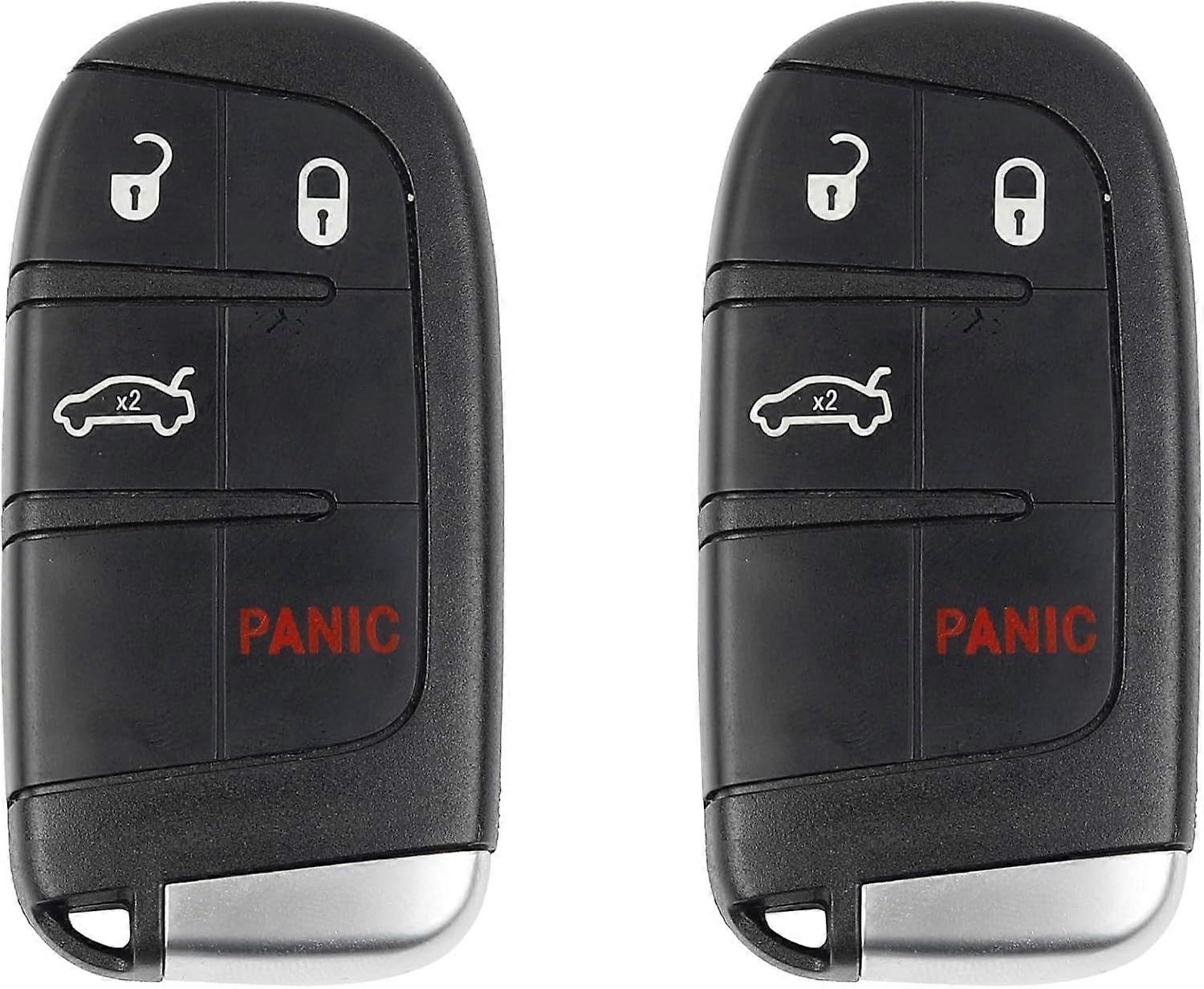 2025 Newest Dasbecan 2 Pieces Key Fob Replacement for Dodge Charger Challenger