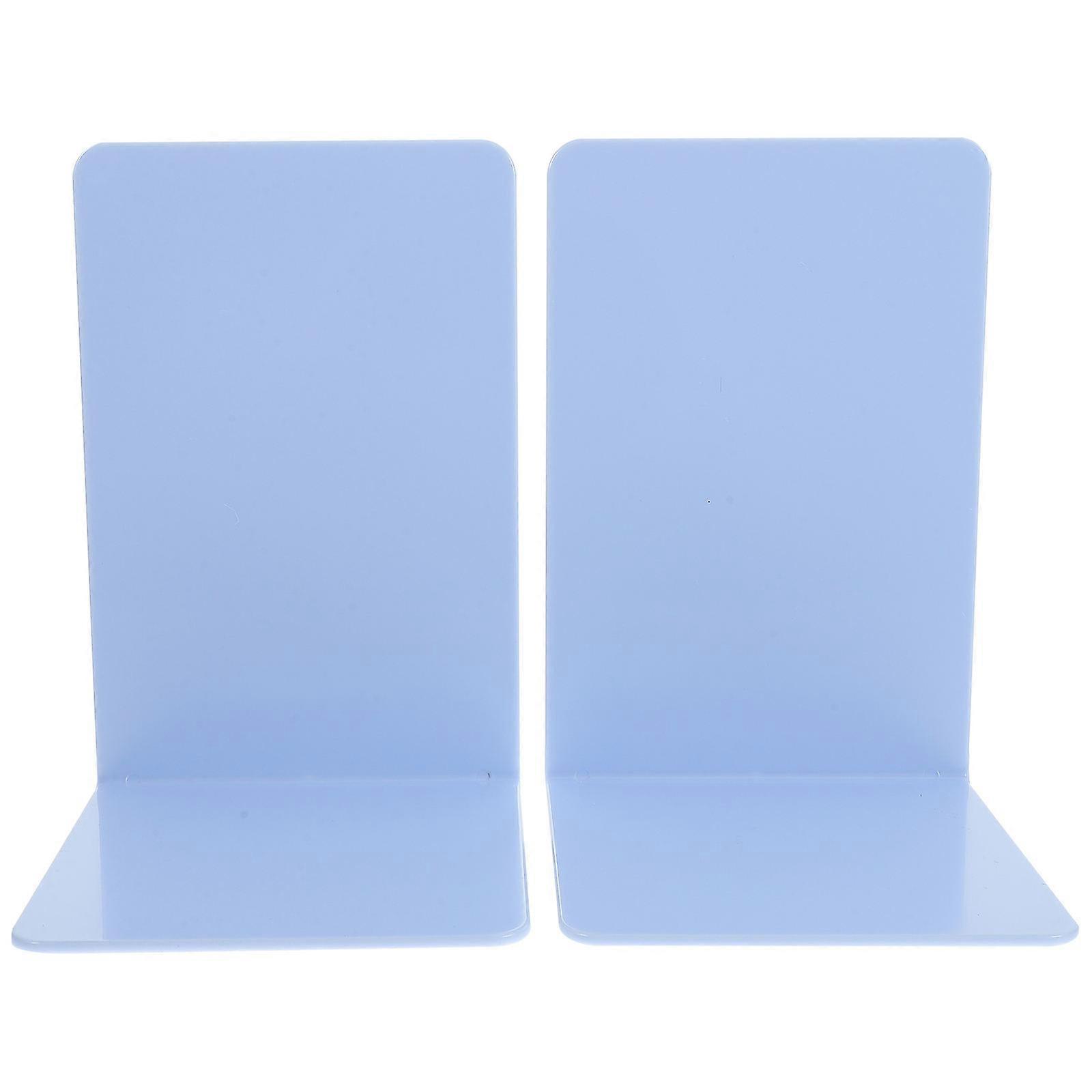 Office File Bookends Rectangular Shape PP Plastic Material Home Decoration 18.00X12.00X12.00CM 2Pcs