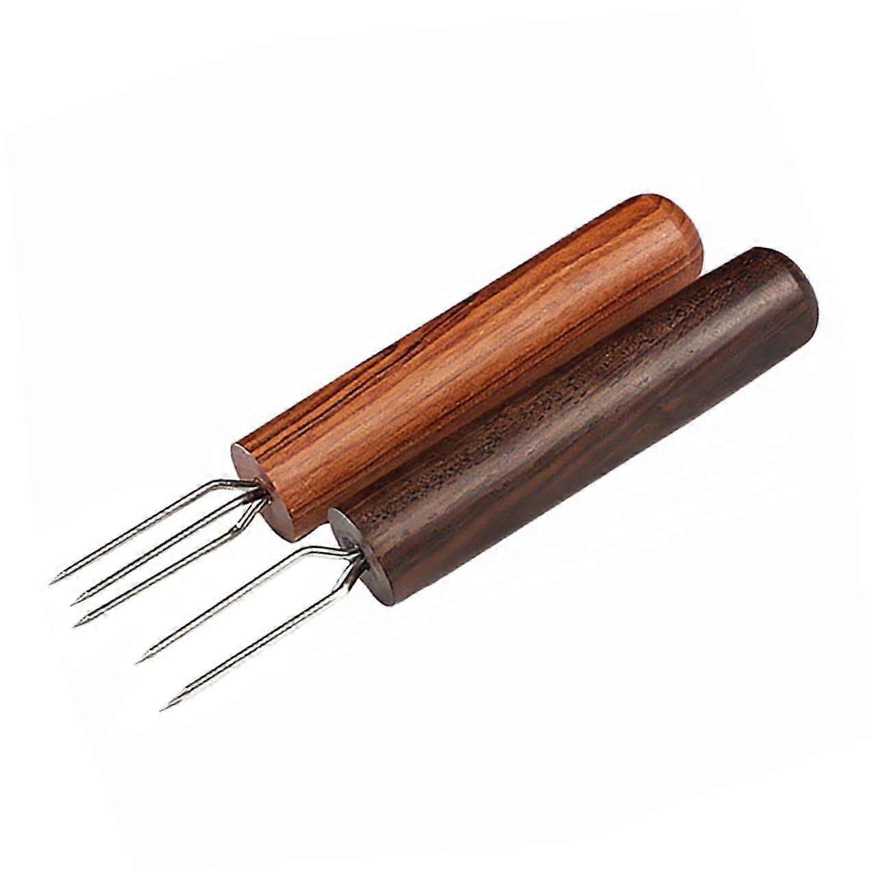 Moxibustion Tool 2-Piece Set With Wooden Handle, Smoke-Free Moxa Roll, Lightweight Design For Effective Moxibustion