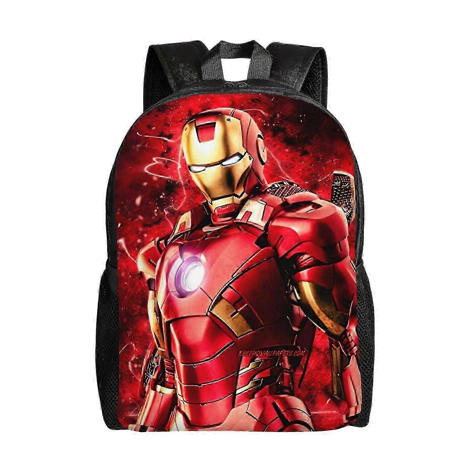 2025 j279 Iron Man Backpack, Travel Laptop Backpack, Water Resistant College School Computer Bag, Durable e279