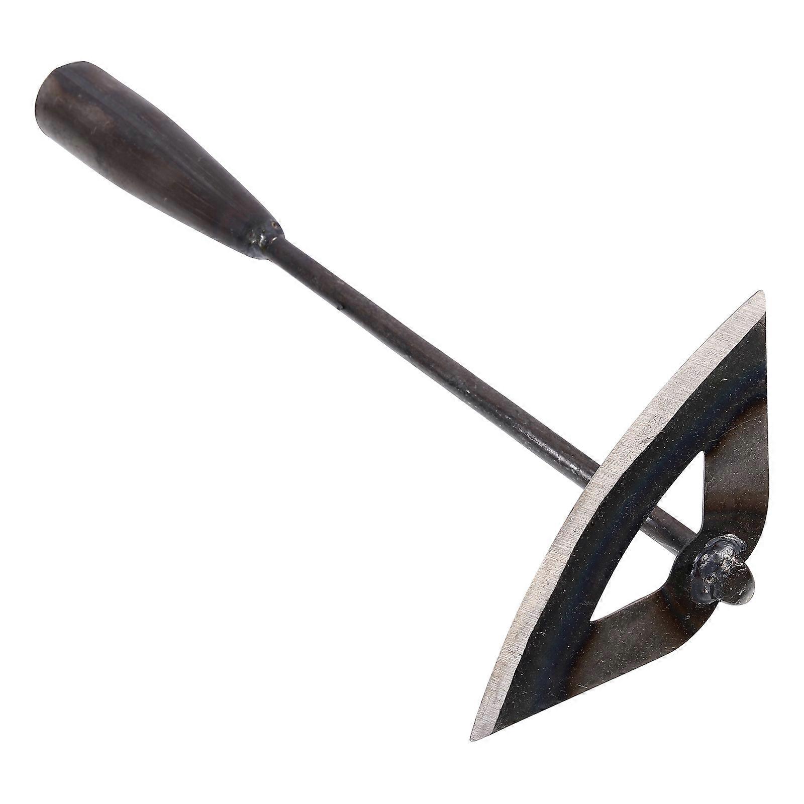 Garden Hoe for Gardening with Steel Material and Silver Color Perfect for Planting and Weeding 7.8 Inches