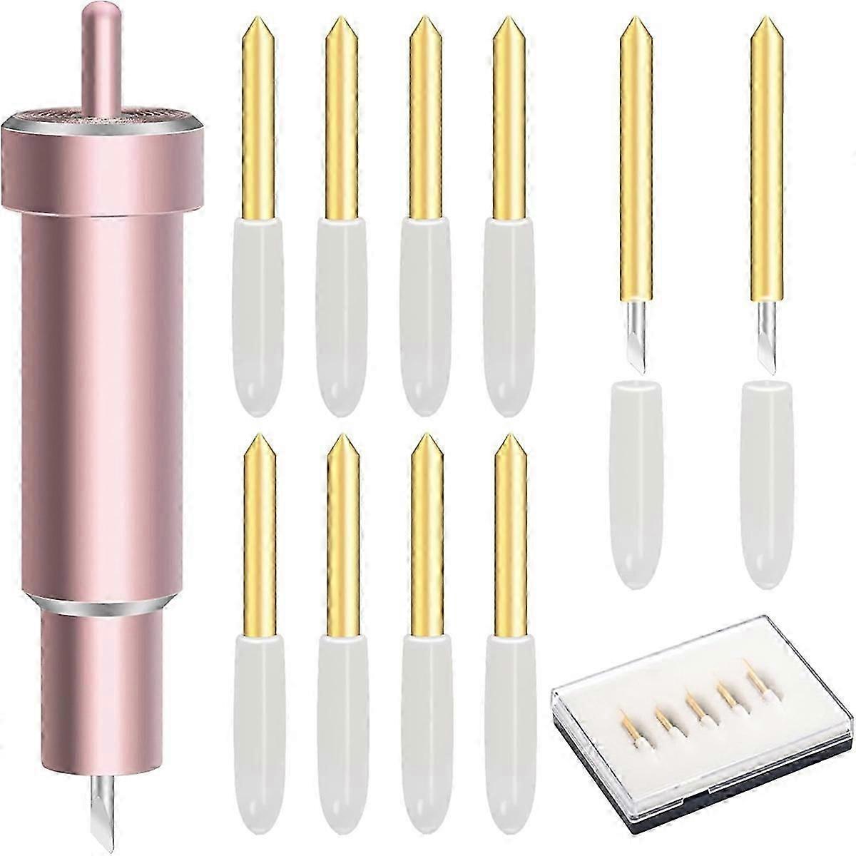 11Pcs Premium Fine Point Blade with Housing,for Cricut Maker, Maker 3 with Housing for Cutting Film,