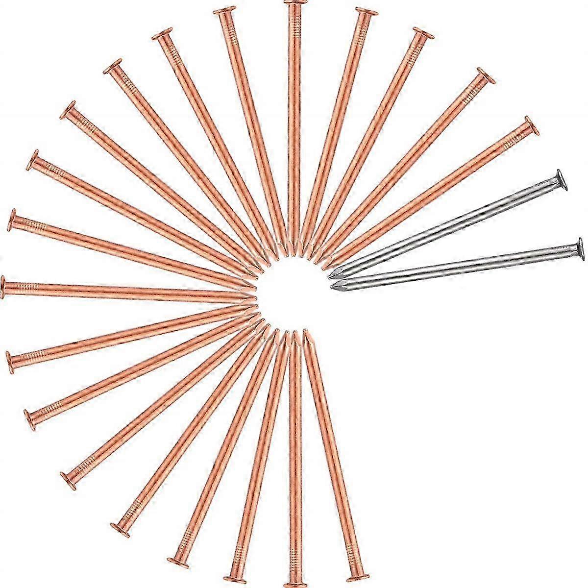 Copper Nails for Killing Trees Stump Root 3.5 Inch Long Nail Spikes Nail Spikes for Killing Tree