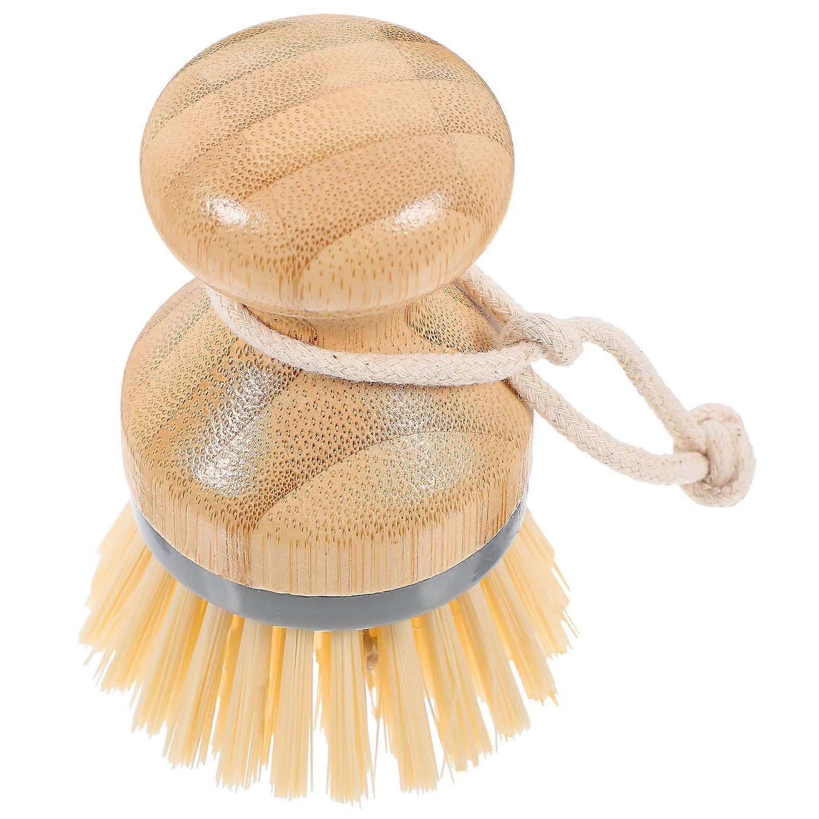 Kitchen Scrub Brush Dish Cleaning Brush Pot Handle 1 Set