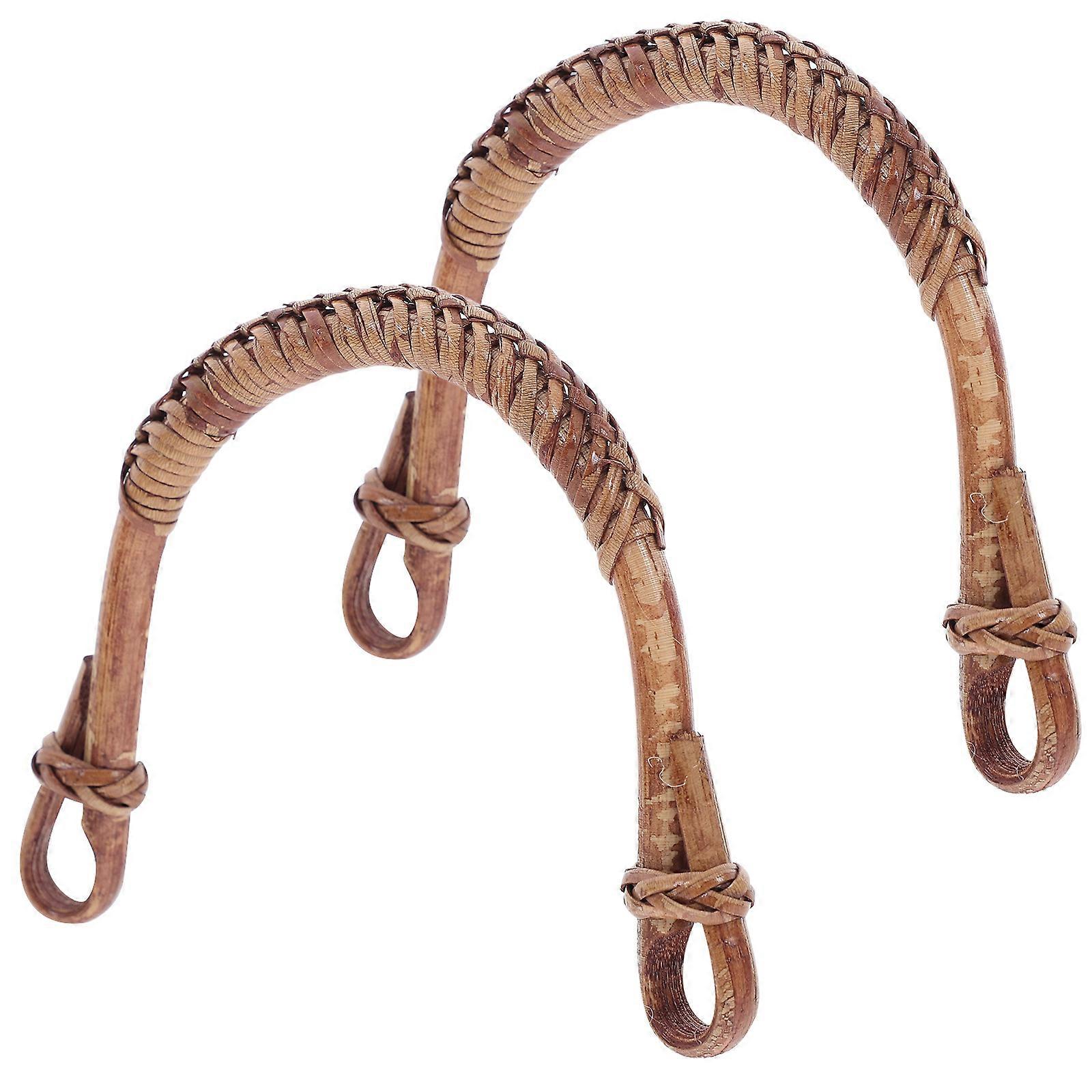 Bamboo Teapot Handle for Ceramic Teapot 2Pcs Multi Color Anti-Scald Accessory Grip