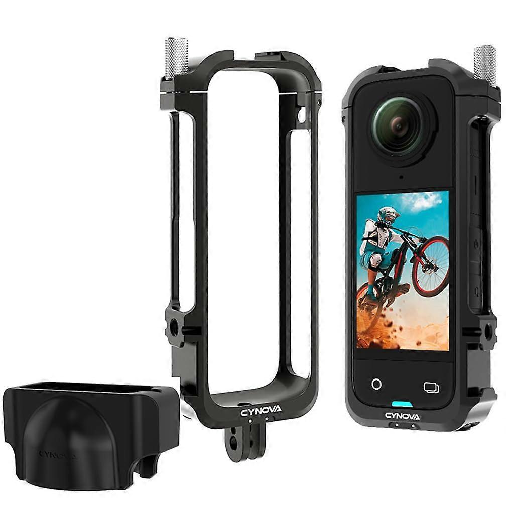 Metal Rabbit Cage For Insta360 X4 Aluminium Frame Extension Bracket Lens Protective Case Compatible With Insta360 X4