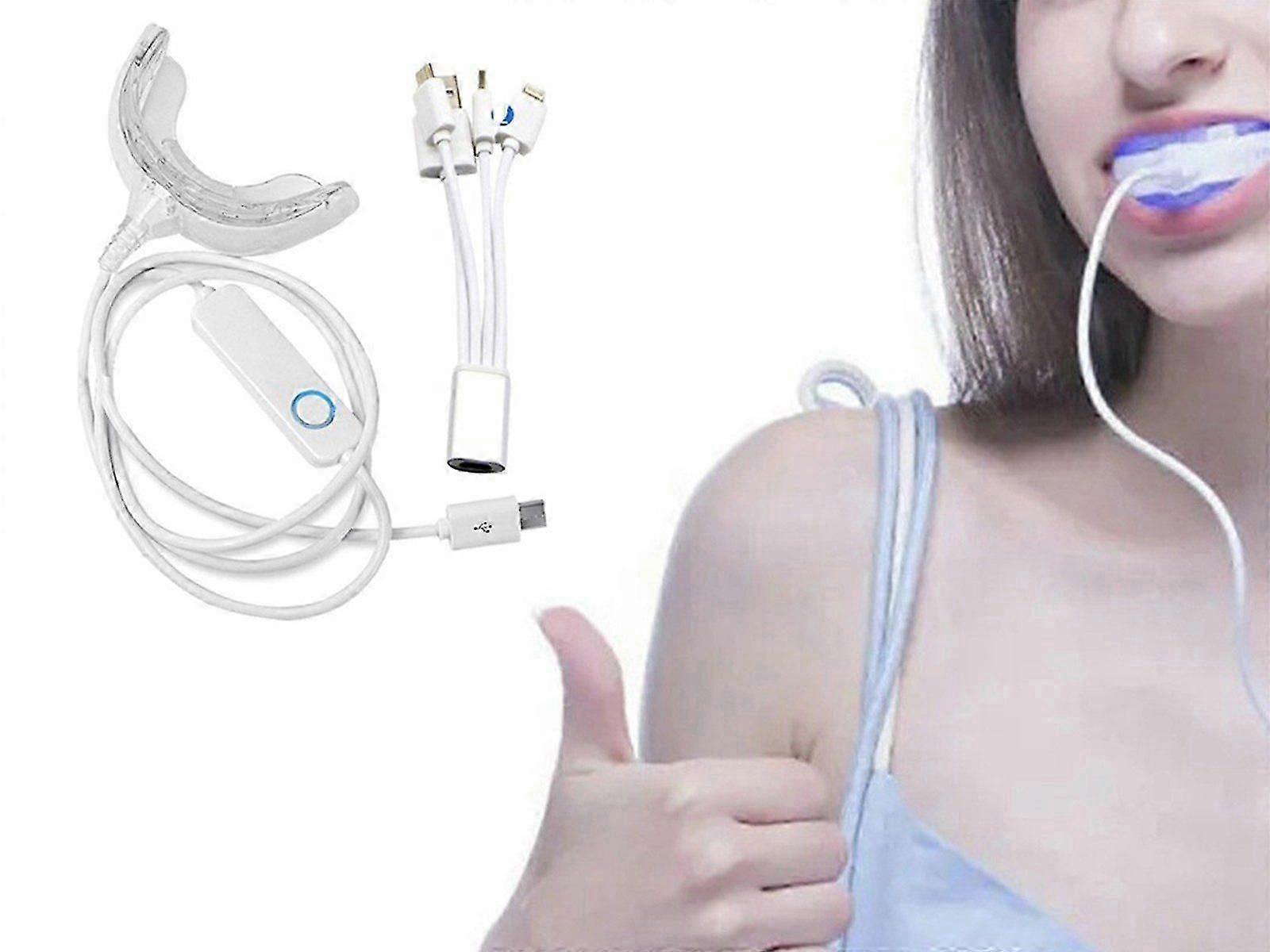 1Pc LED Teeth Whitening Accelerator Light Teeth Whitening Enhancer Light Trays