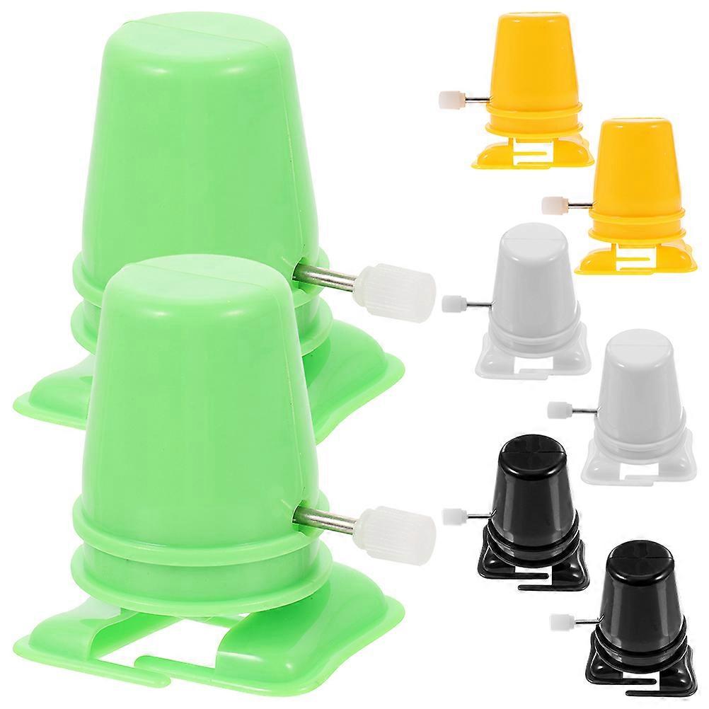 8pcs Clockwork Robot Movements for DIY Clay Projects Wind Up Gears in Yellow, White, Green, Black for Crafts & Creative Play