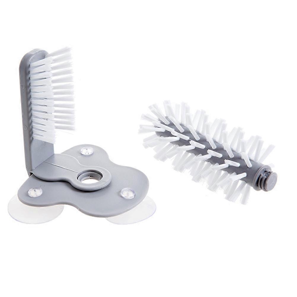 Suction Lazy Cup Brush For Kitchen Use In Assorted Color With 1Pack