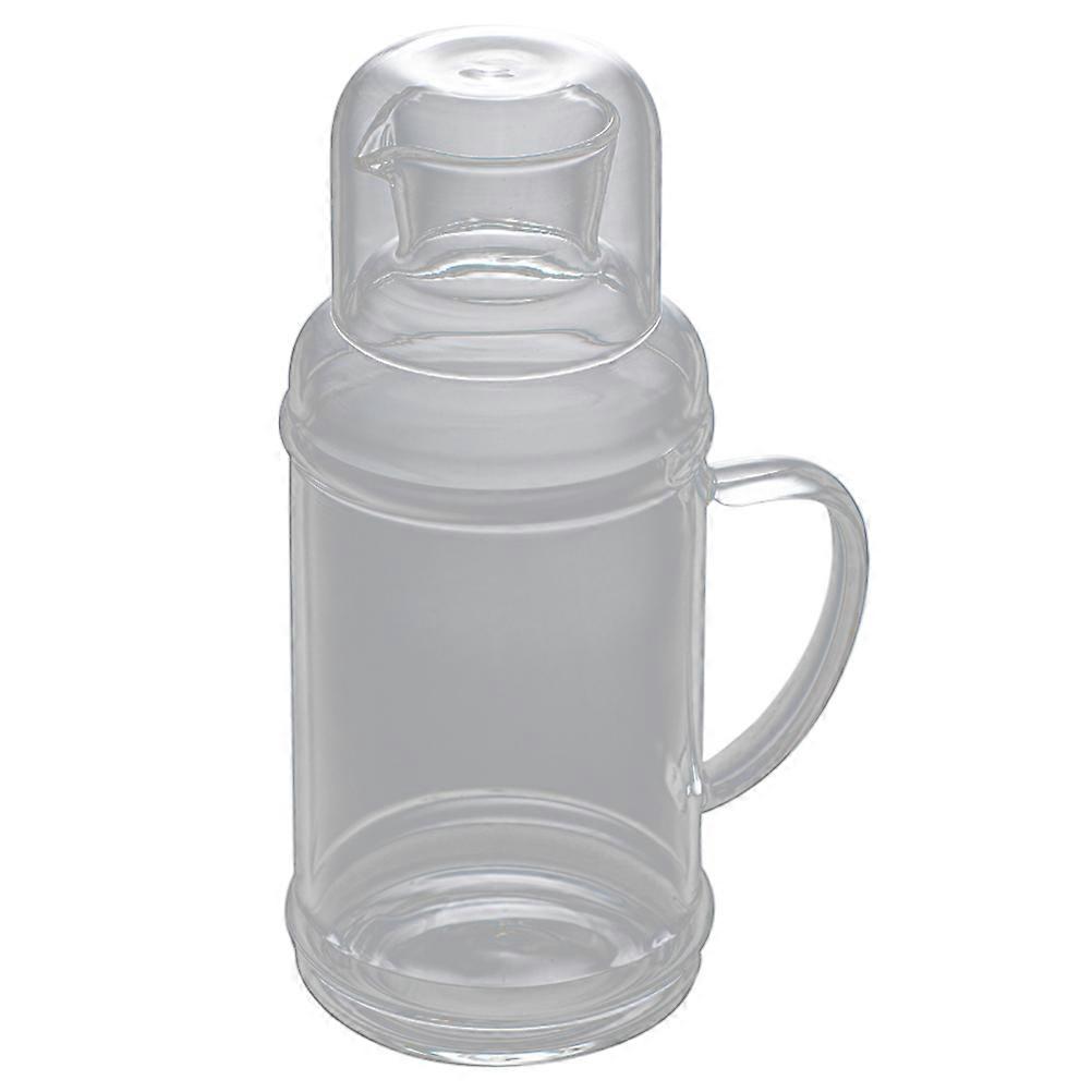 Glass Pitcher with Cup for Home Use Transparent Glass Material Suitable for Water Juice Tea 1 Set