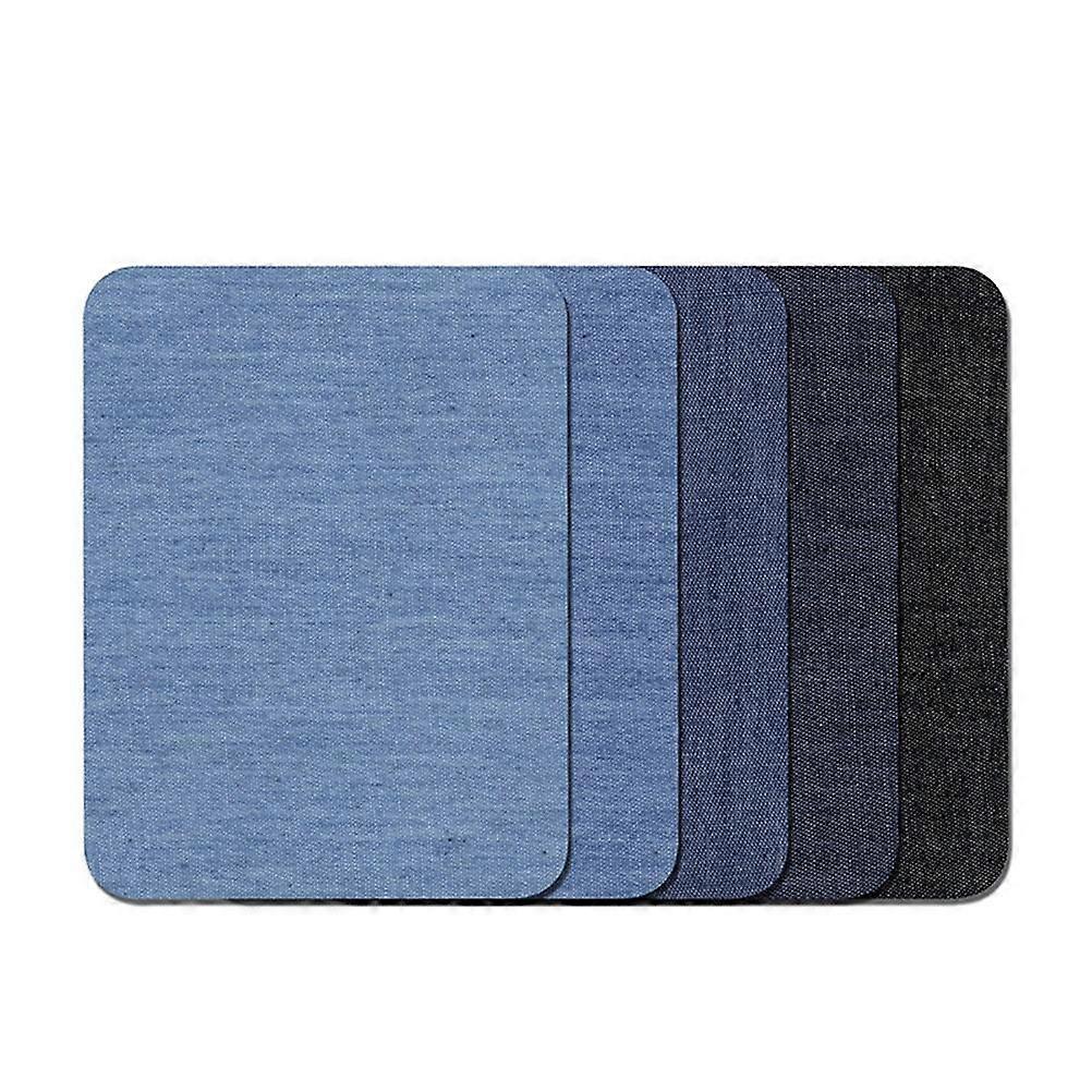 Denim Patches For Jeans 20Pcs Assorted Color Iron-On Repair Kit For Jeans Elbows And Knees
