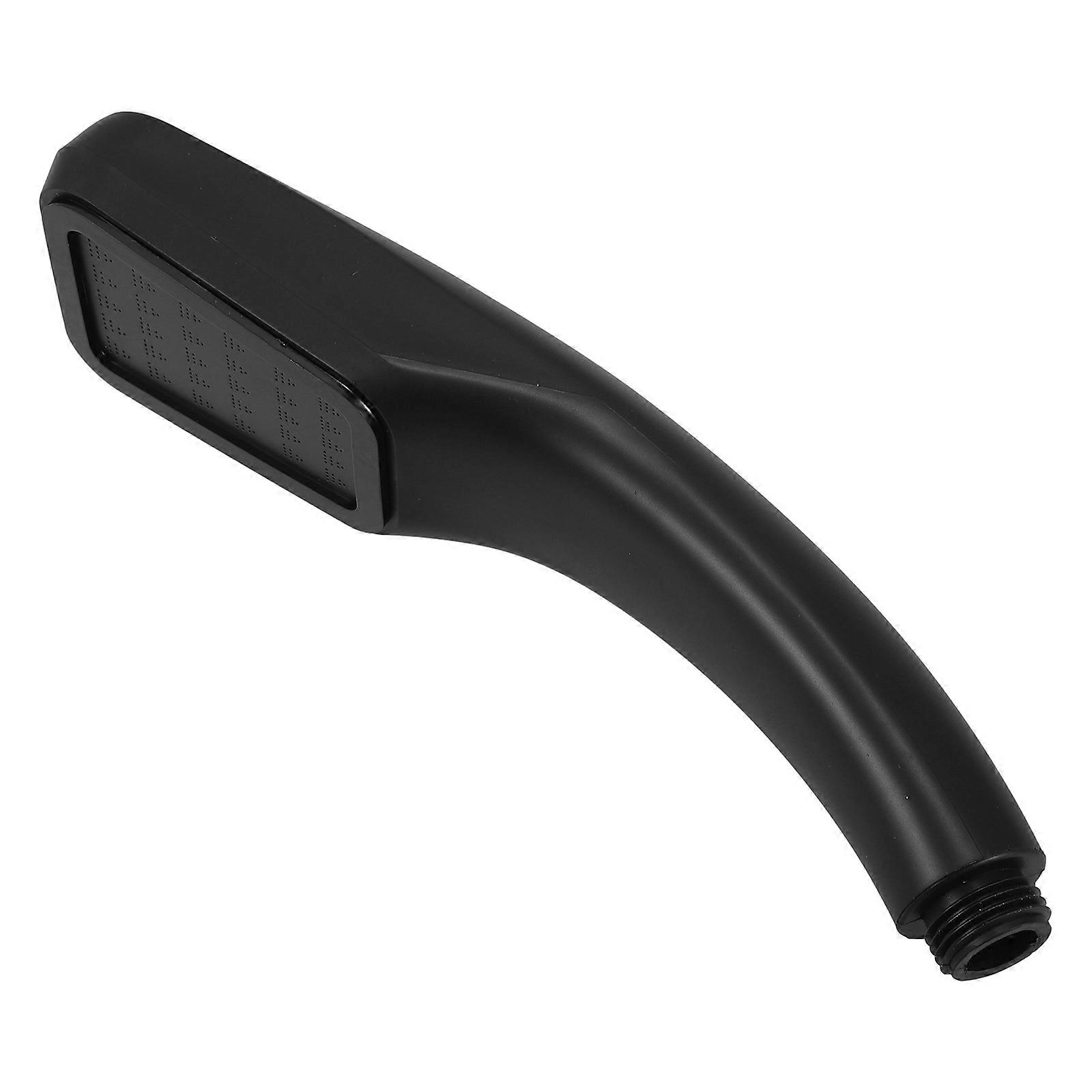 Black ABS Shower Head with Detachable Handheld Design for Home Use Bath Accessories 7.8 Inches