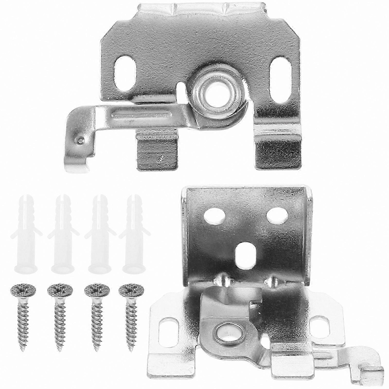 Adjustable Window Shade Mounting Brackets for Roller Curtains and Rod Holders