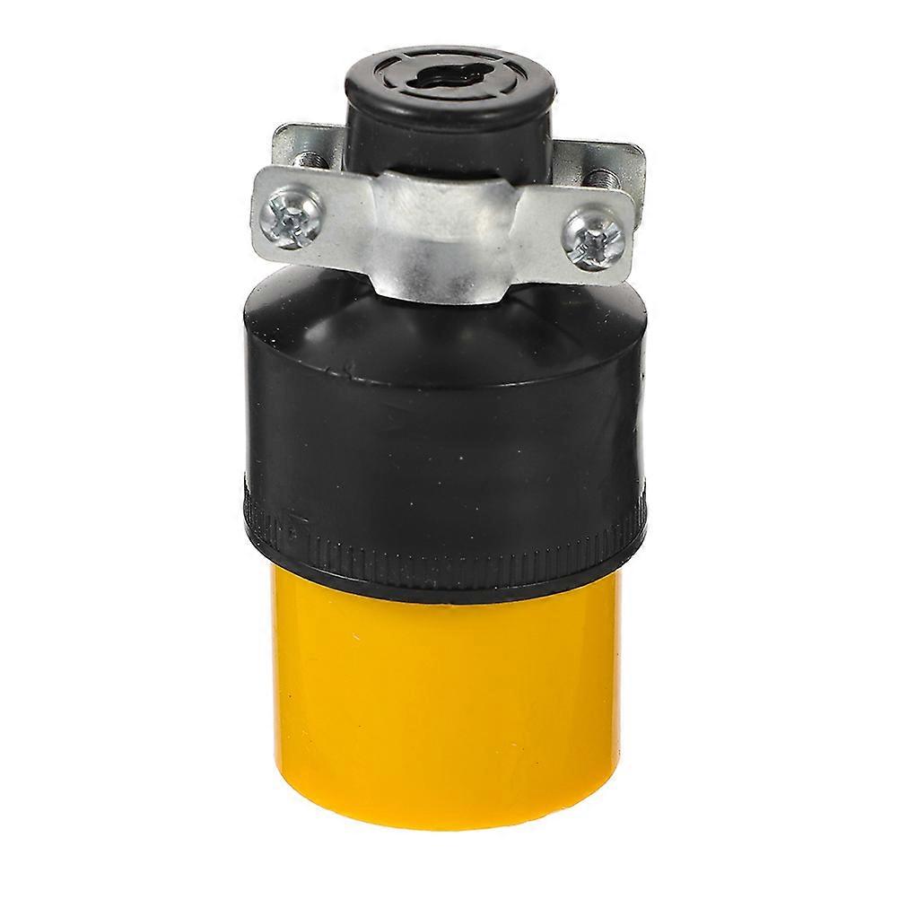 3-Prong Grounding Connector For Extension Cord Repair And Replacement Suitable For Electricians And Homeowners AC 125V 15A 7.00X3.80X3.80CM 1Set