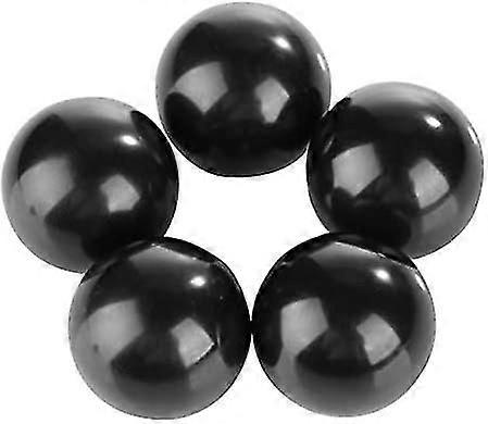 5pcs Bakelite Ball Knob, Black Round Handle Gear Shift Ball Knob with M6 Thread Copper Insert