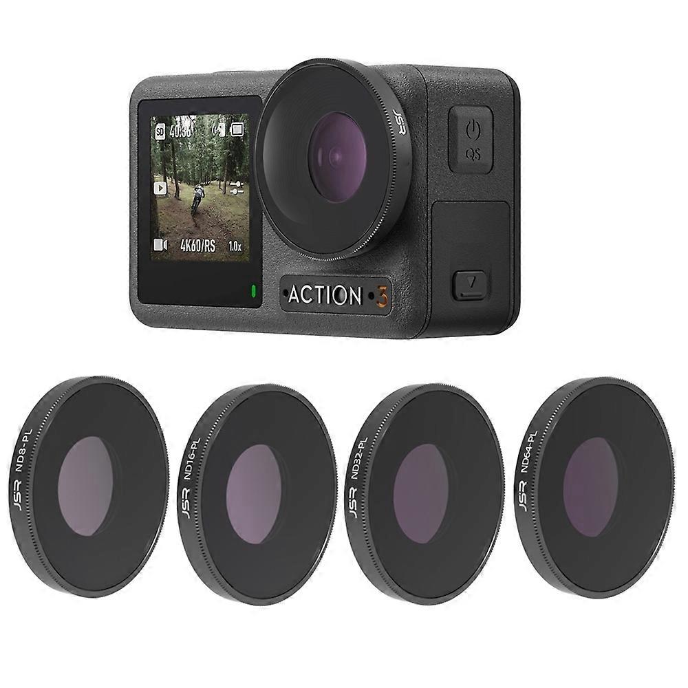 JSR 4 in 1 NDPL Lens Filter For DJI Osmo Action 3