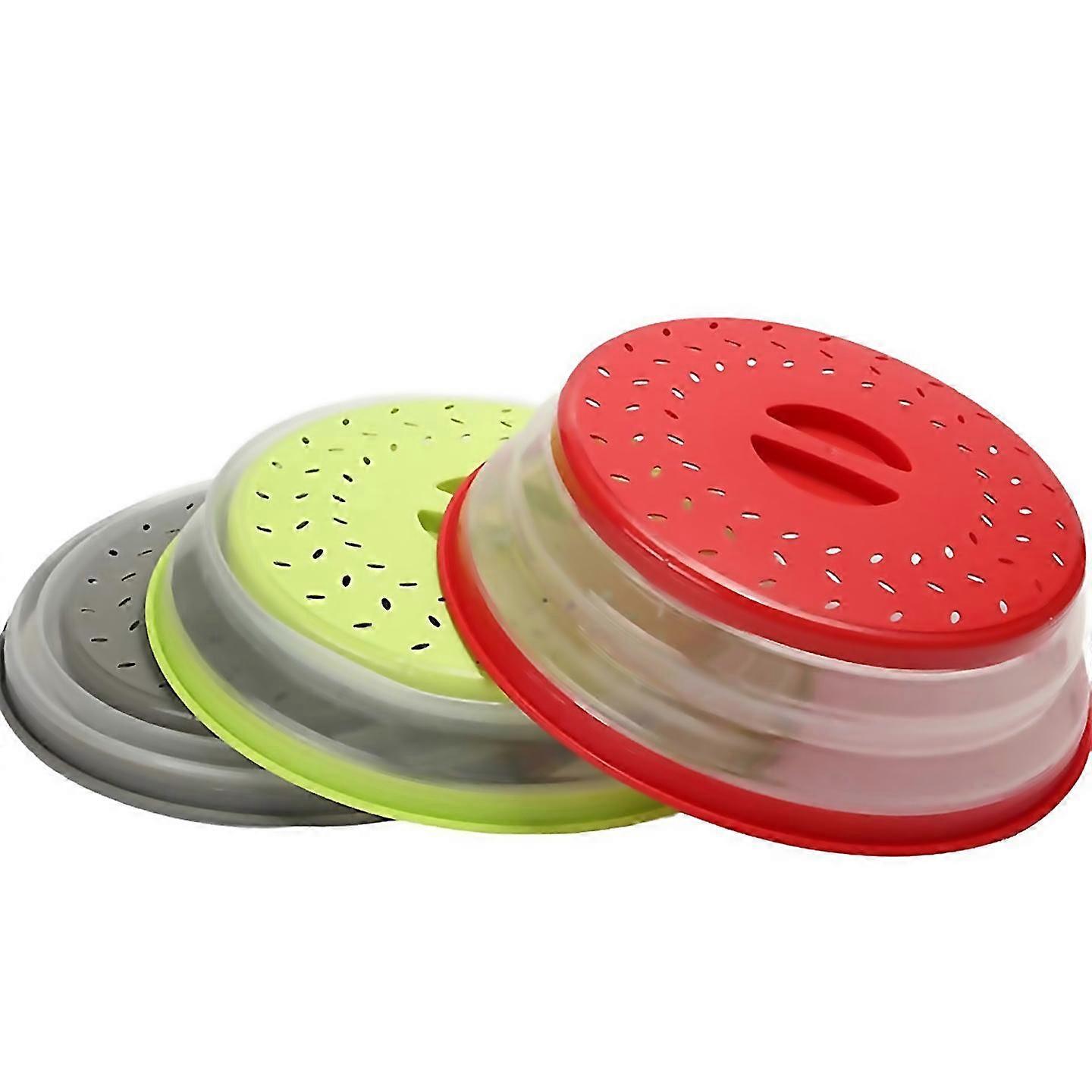 For 2in1 foldable microwave splash guard and vegetable washing strainer