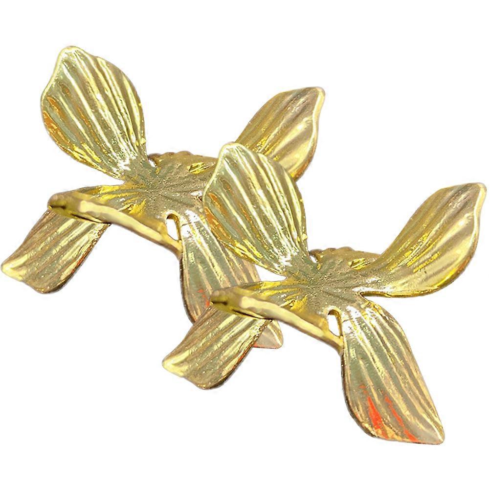Elegant Leaves Shape Crystal Ball Stand Displaying Base Suitable For Friends And Family Members 4Pcs