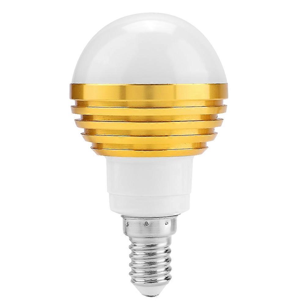 AC85V-265V E14 6W RGB+CW WiFi Smart Bulb Gold 5x5x7cm