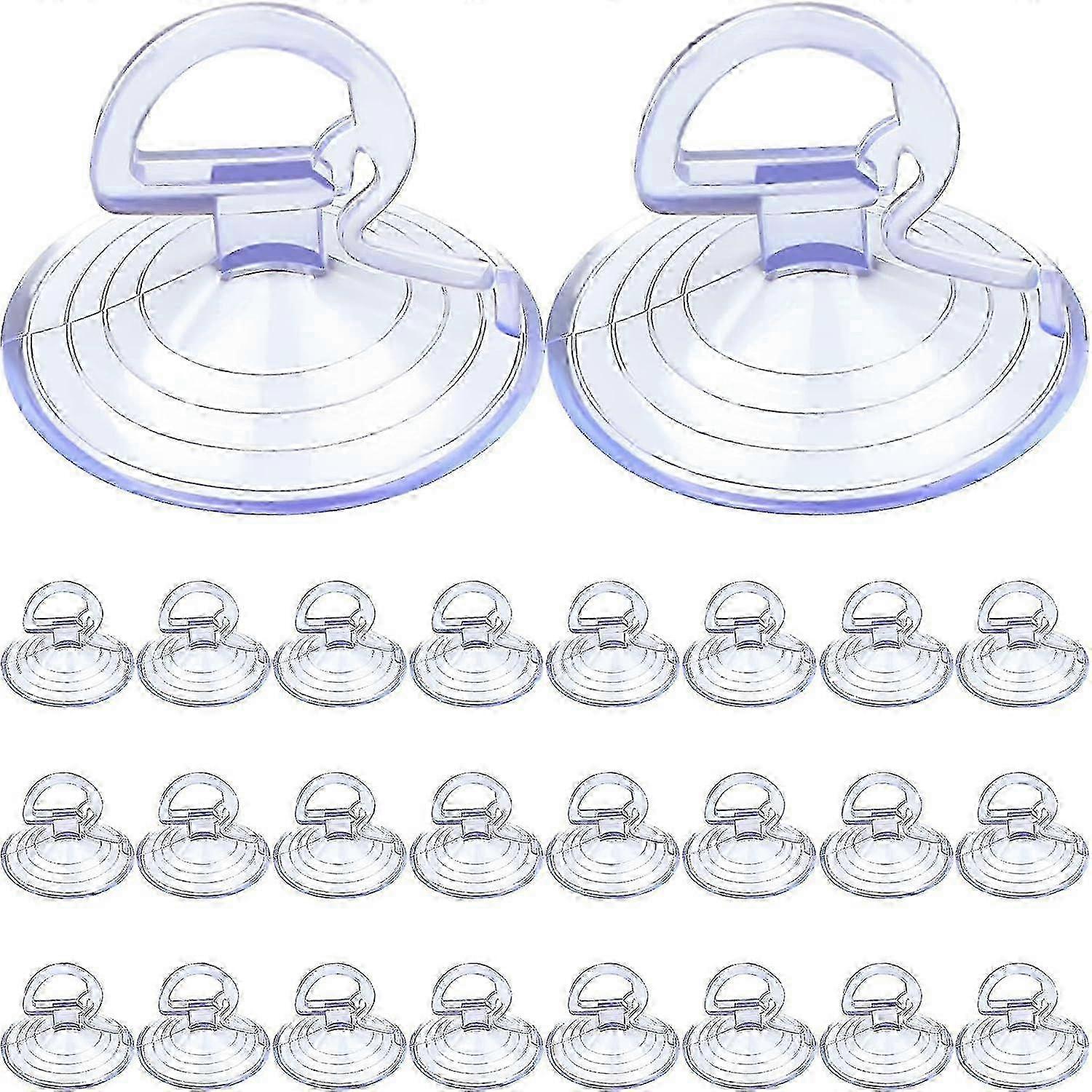 PVC Suction Cups for Car Window Visor & Windshield Sunshade 24 PCs