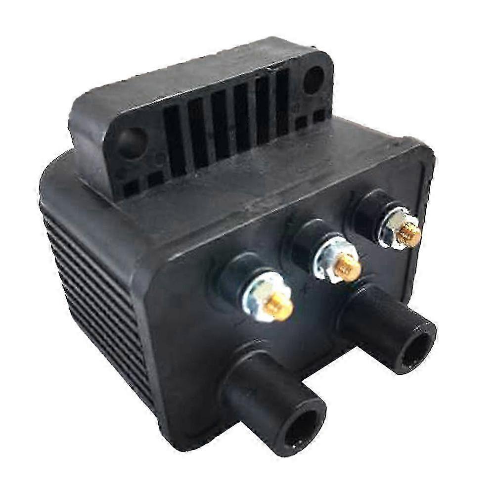 3 Ohm Single Fire Ignition Coil for Motorcycles - Compatible with Chopper & Custom Bike Models