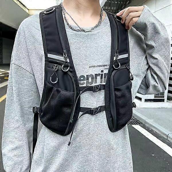 Running vest mini bag, 40*31*1cm, 3M reflective tactical function