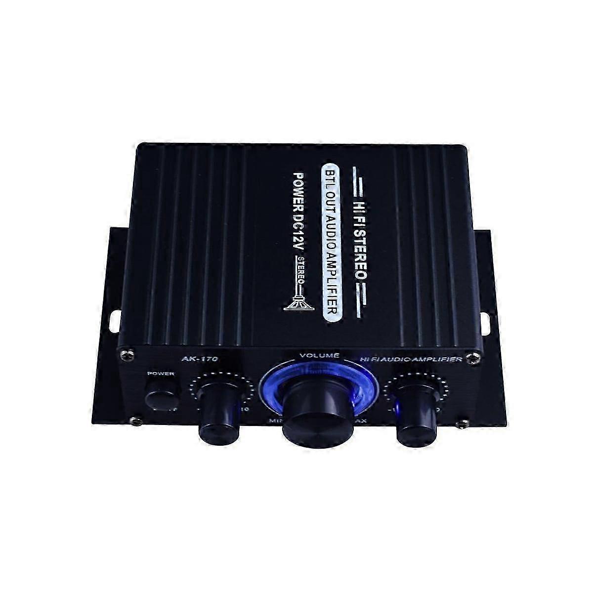 Power Amplifier Fm Radio Mini Amplifier 400W Hifi Mini Hifi Audio Power Amplifier Audio Amplifier Ak170 Audio Amplifier
