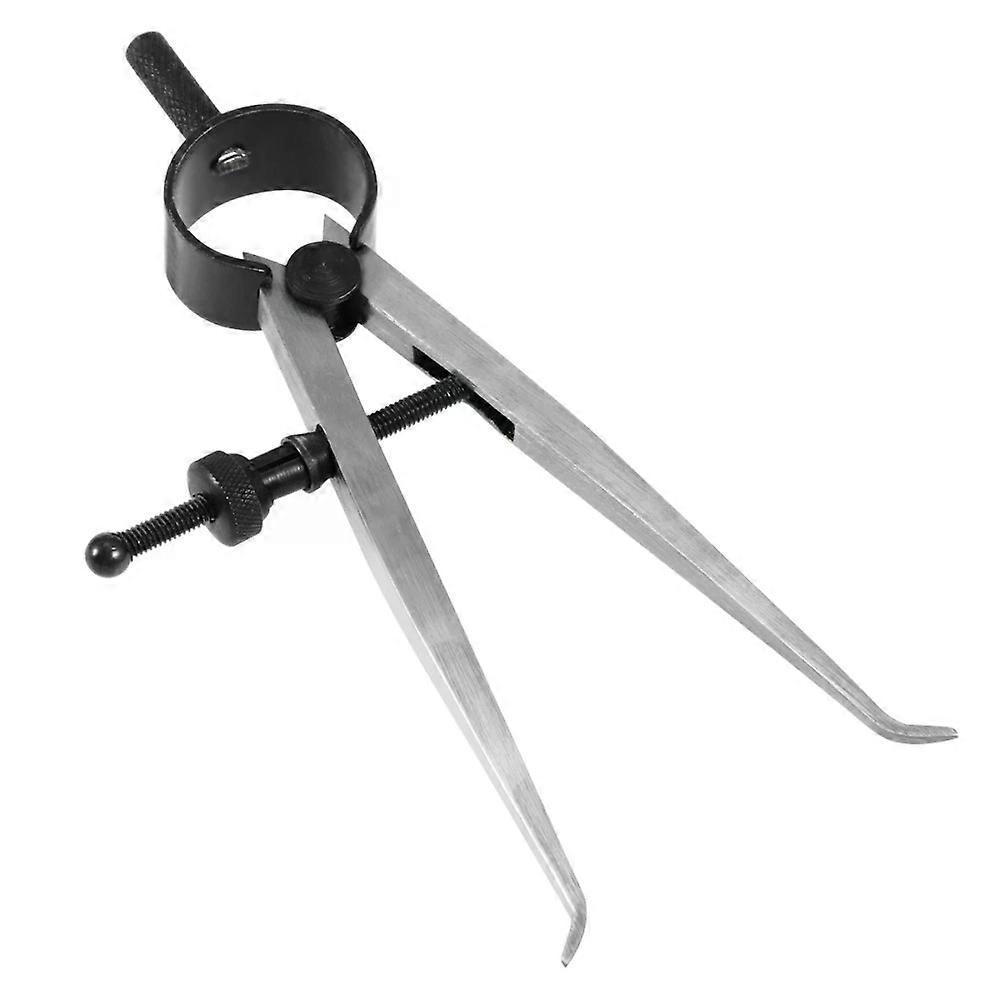 Inside ID Calipers, Rapid Adjust Fine Adjustment Stainless Steel 100MM Measuring Tool
