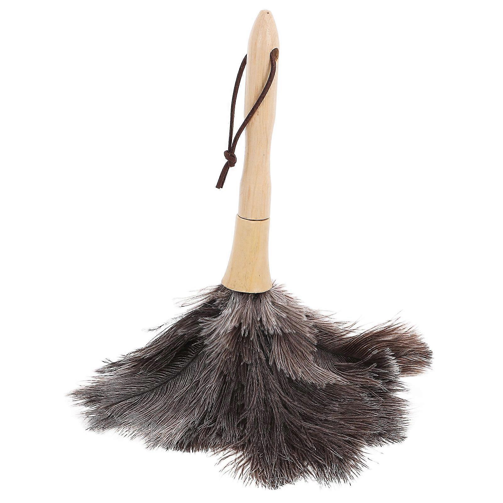 Ostrich Hair Duster For Furniture Cleaning Home Cleaning Tool Simple Design 1Pack