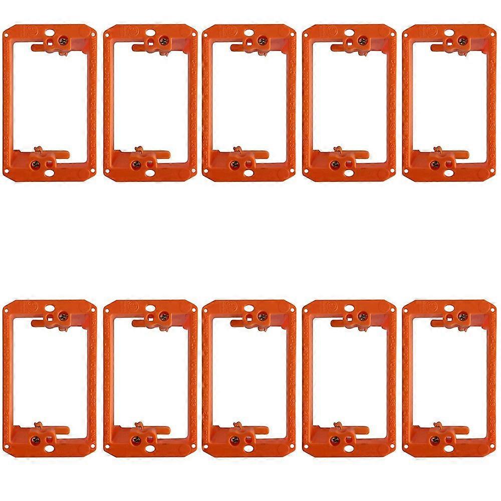 Low Voltage Mounting Bracket 1 Multipurpose Drywall Mounting Wall Plate Bracket - (Single , 10 Pack