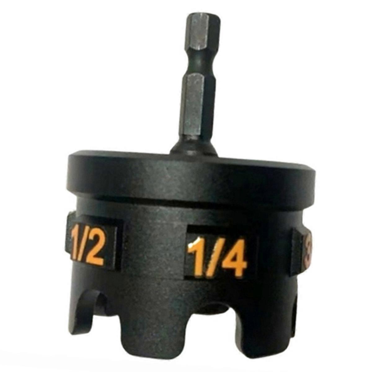 Nut Zipper Drill Attachment for Nut and Bolt Removal, Nut Remover Bolt Extractor Tool for Conduit Racks Socket Wrenches