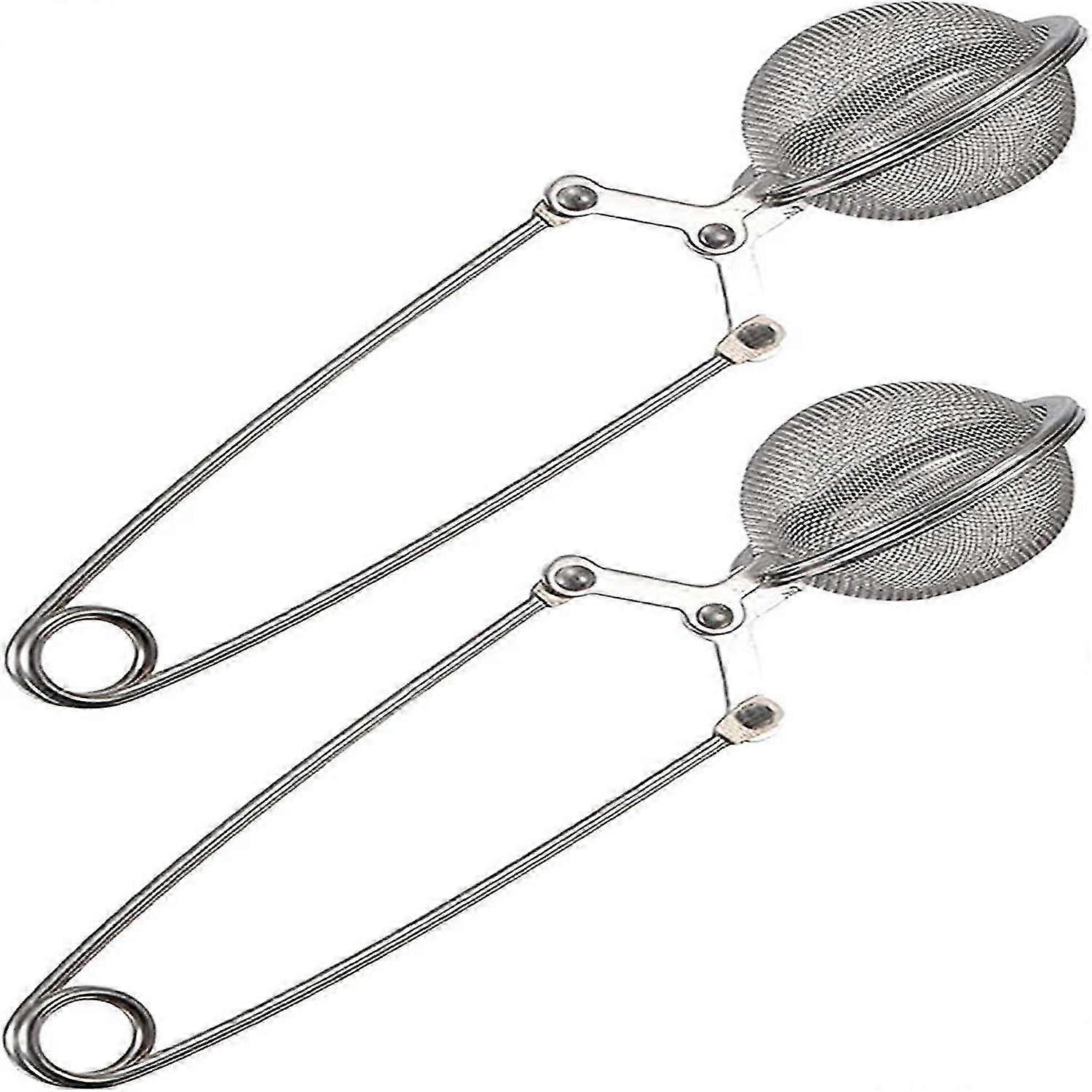 16CM Mesh Stainless Steel Tea Filter Infuser with Handle 4 pieces