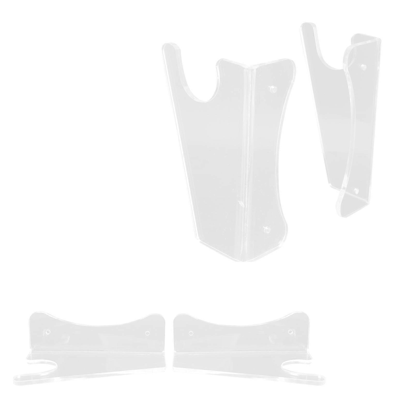 Universal Wall Mounted Transparent Acrylic Light Sword Rack Stand